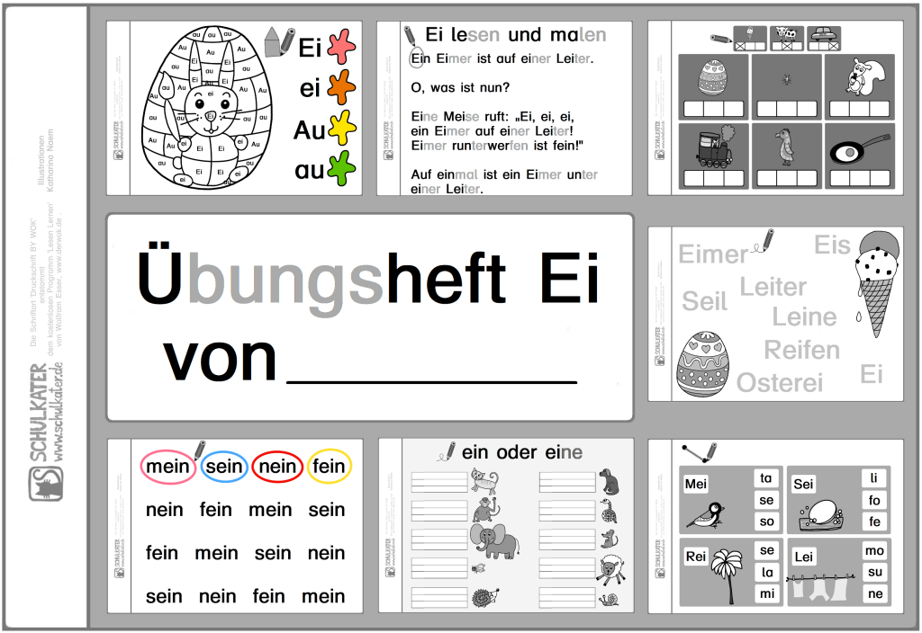 Heute Gibt's Ein Übungsheft Zum Laut "Ei" Für Die Erstklässler - Blog ...