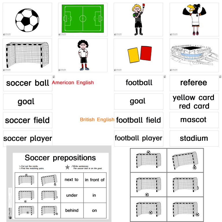 Soccer Prepositions